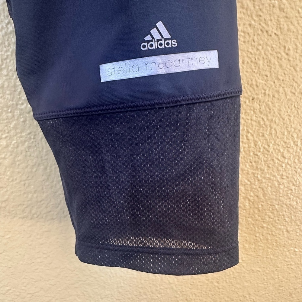 NWT! Adidas X Stella McCartney “Run 3/4 Tights In Dark Slate Medium - Picture 8 of 10